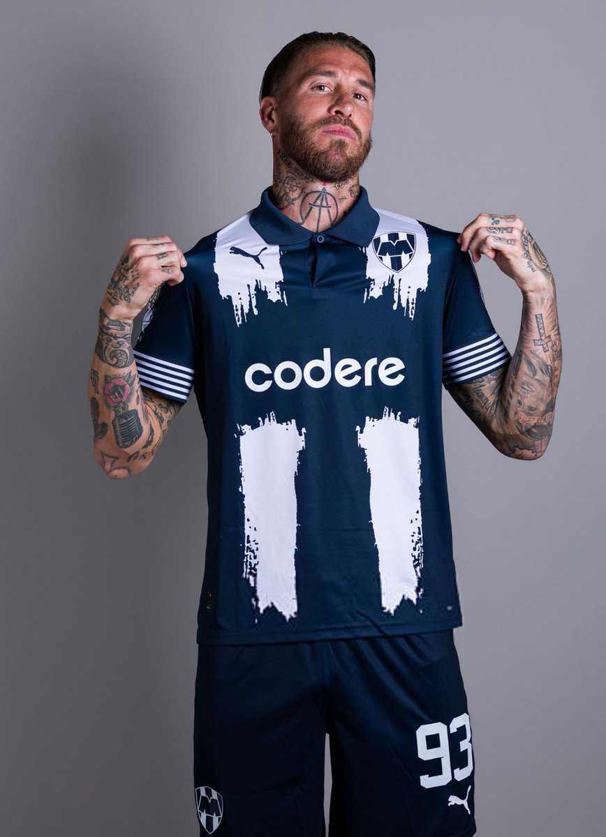 Camiseta Monterrey Mundial de Clubes 2025 sergio ramos