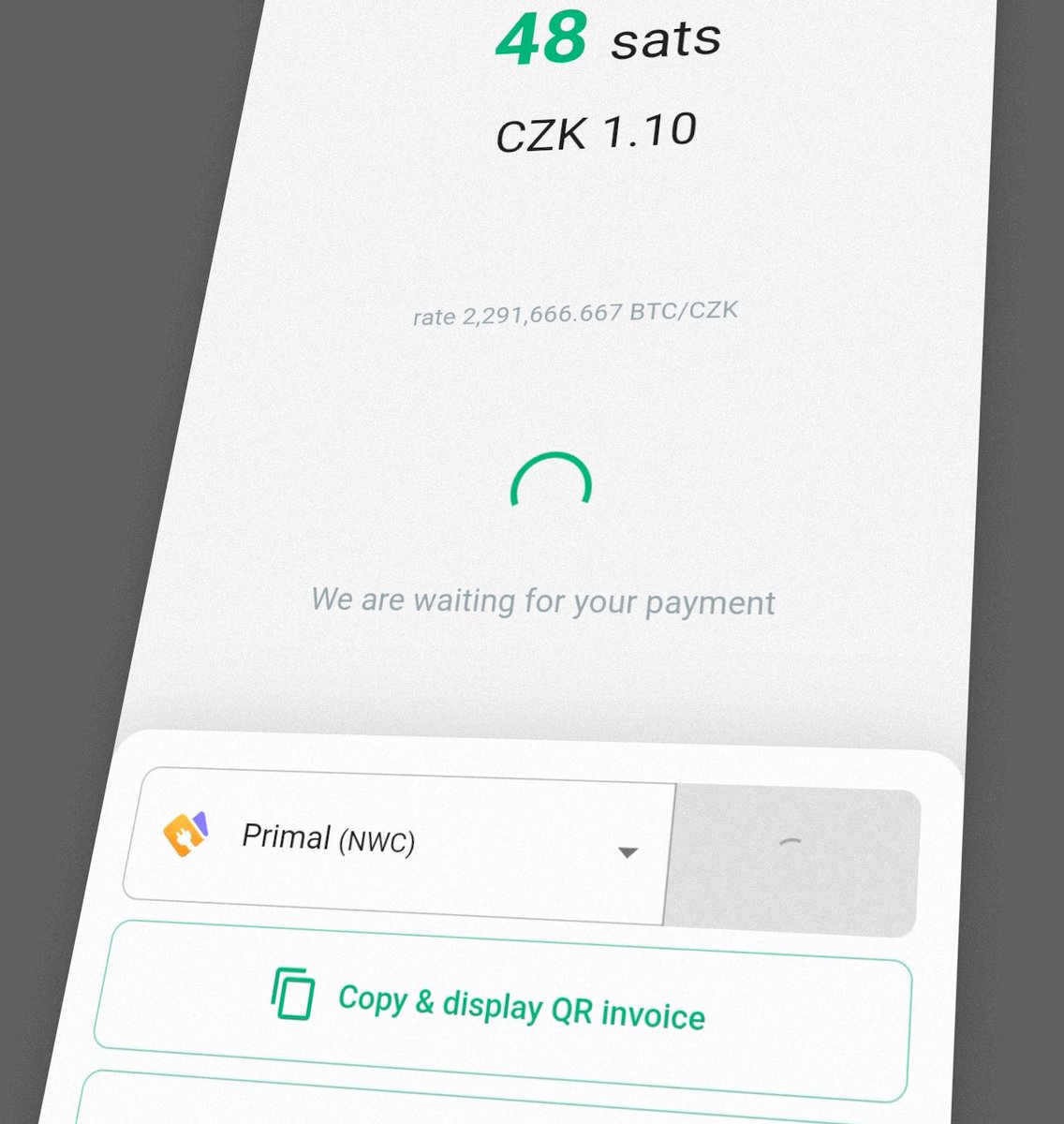 Thanks to <a href="/nwc_dev/">Nostr Wallet Connect</a> protocol, you can pay with <a href="/Qerko_CZ/">Qerko_cz</a> by pressing one button. Potential refunds are processed similarly.

Paying in restaurants with bitcoin has never been easier.