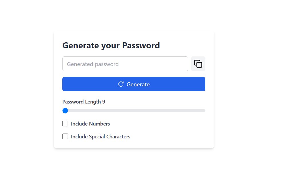 noob_coder07's tweet image. Long ago, this was my very first project while learning React — a simple Password Generator 🔐
I’ve come a long way since then, but there’s still a long way to go🤞.
 Check it out 👉……sword-generator-blond-five.vercel.app
Comment for Github Repo

 #reactjs #100DaysOfCode  #buildinpublic