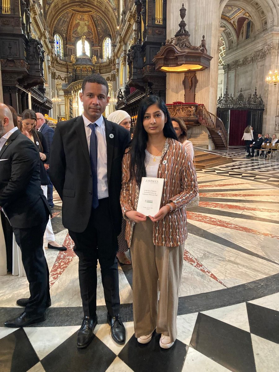 Just attended the deeply moving service at St Paul’s Cathedral to mark the 30th anniversary of the Srebrenica genocide — a solemn reminder of where hatred, dehumanisation &amp; impunity lead.

We say never again — yet a genocide is taking place in Gaza right now. The world must act.