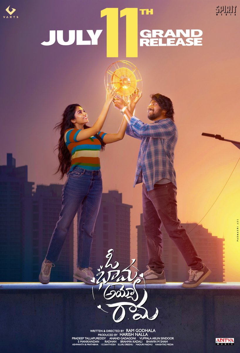ANANTH KANCHERLA (@ananth_designer) on Twitter photo Ram & Satya Bhama's Eternal Love Finds a Date 💗
#OhBhamaAyyoRama Releasing in theatres on JULY 11th 😍
𝙻𝚘𝚟𝚎 𝚒𝚜 𝙻𝚒𝚔𝚎 𝙲𝚒𝚗𝚎𝚖𝚊 & 𝙲𝚒𝚗𝚎𝚖𝚊 𝚒𝚜 𝙻𝚘𝚟𝚎 🎦
<a href="/ActorSuhas/">Suhas 📸</a> #MalavikaManoj <a href="/anitahasnandani/">anitahassanandaniReddy</a>
<a href="/NenuMeeRamm/">Ram Godhala</a> #HarishNalla <a href="/radhanmusic/">Radhan Music</a>
<a href="/maniDop/">manikandan</a> Ram & Satya Bhama's Eternal Love Finds a Date 💗
#OhBhamaAyyoRama Releasing in theatres on JULY 11th 😍
𝙻𝚘𝚟𝚎 𝚒𝚜 𝙻𝚒𝚔𝚎 𝙲𝚒𝚗𝚎𝚖𝚊 & 𝙲𝚒𝚗𝚎𝚖𝚊 𝚒𝚜 𝙻𝚘𝚟𝚎 🎦
<a href="/ActorSuhas/">Suhas 📸</a> #MalavikaManoj <a href="/anitahasnandani/">anitahassanandaniReddy</a>
<a href="/NenuMeeRamm/">Ram Godhala</a> #HarishNalla <a href="/radhanmusic/">Radhan Music</a>
<a href="/maniDop/">manikandan</a>