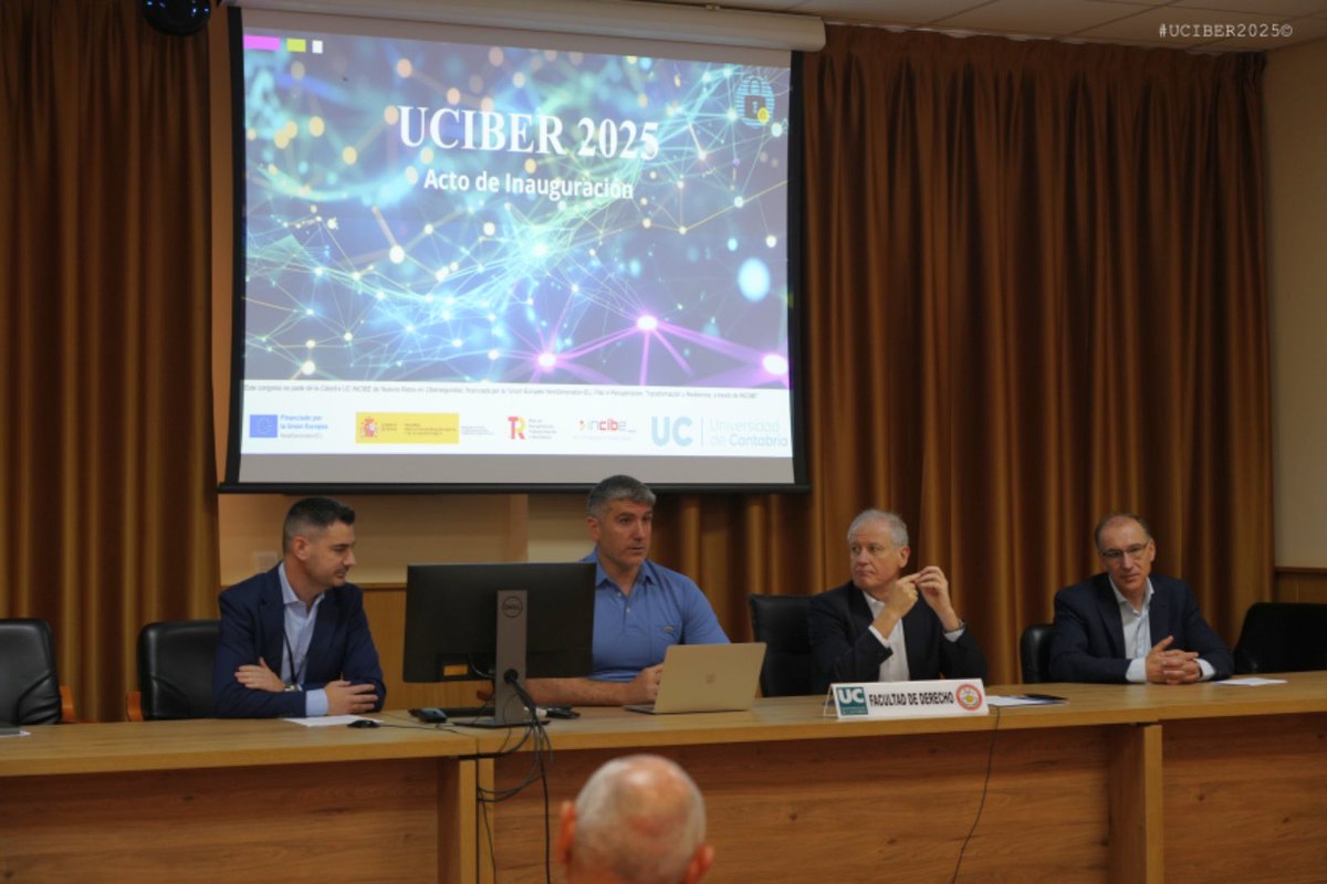 ExpertoCiberUC's tweet image. Finalizado #UCIBER2025 solo podemos decir que ha sido un honor contar con ponentes tan profesionales y con un público tan entregado y participativo.
Esperamos haber estado a la altura. ¡GRACIAS!
#CatedrasCiber #NextGenerationEU #PlanDeRecuperación @INCIBE