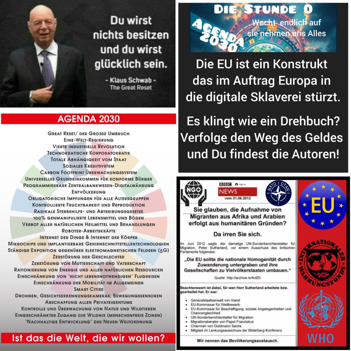 At lantis (@lantis88125) on Twitter photo <a href="/von_blauweide/">Josef von Blauweide</a> Jetzt werden sie auch noch aus Iran eingeflogen. Das schlachten in Europa wird dann noch schlimmer.
Die indigene Bevölkerung wird ausgerottet und versklavt. <a href="/von_blauweide/">Josef von Blauweide</a> Jetzt werden sie auch noch aus Iran eingeflogen. Das schlachten in Europa wird dann noch schlimmer.
Die indigene Bevölkerung wird ausgerottet und versklavt.