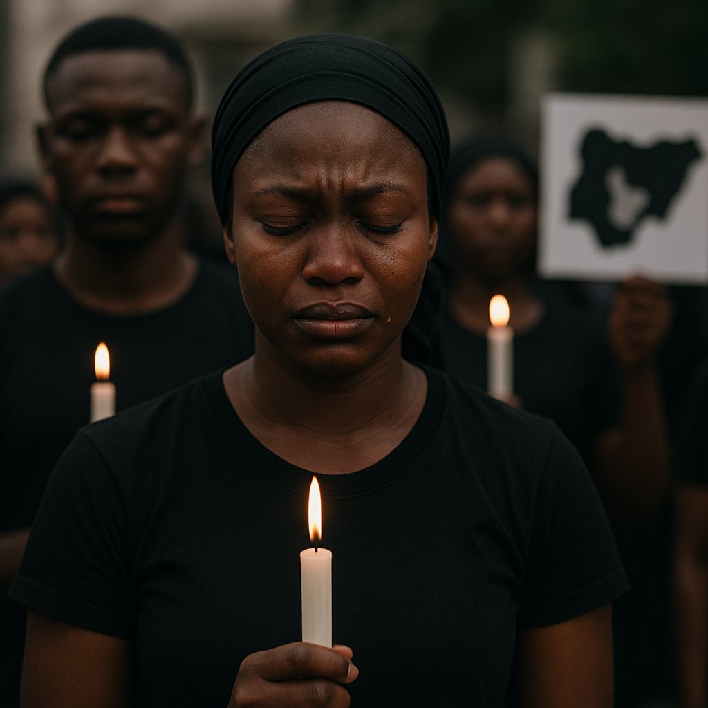 letsfixwithefua's tweet image. Today, with deep sorrow and a heavy heart, we mourn the tragic loss of innocent lives in Benue State, lives cut short not by the hand of destiny, but by the cruel grip of violence and injustice.

Efua the Transformationalist
For Let’s Fix It With Efua
🕯️🇳🇬🕊️