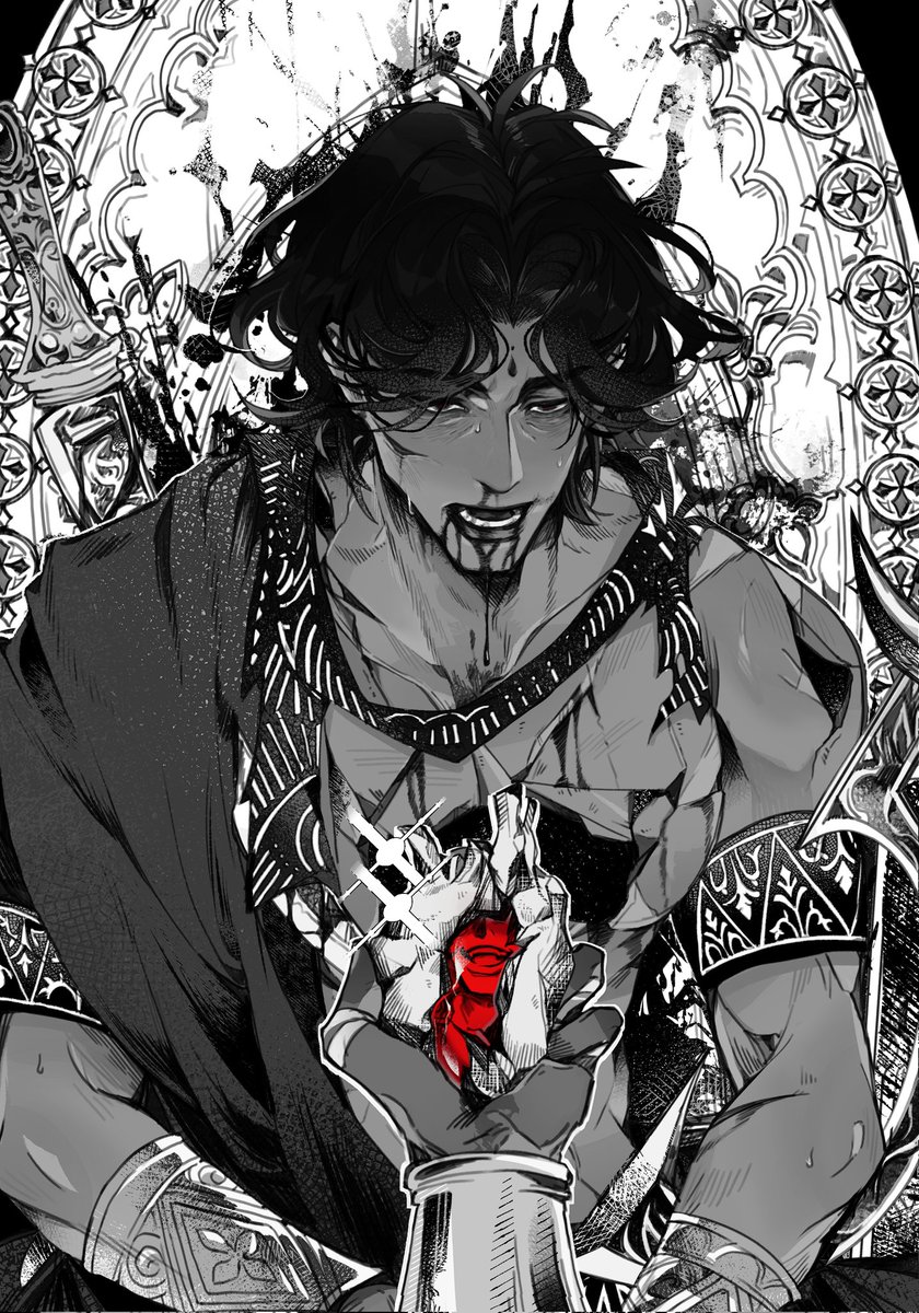 你要为我继续这场游戏
画了石之天平，很喜欢！造反失败但暴君真的还蛮喜欢你时.jpg
#SultansGame #苏丹的游戏 #苏图