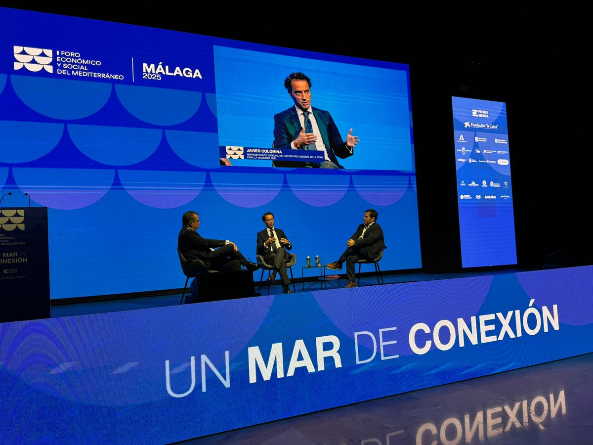 Javier Colomina (@javiercolominap) on Twitter photo Great to attend the II #ForoMediterráneo in #Malaga organised by <a href="/PrensaIberica/">Prensa Ibérica</a> and <a href="/FundlaCaixa/">Fundación ”la Caixa”</a>. The Southern neighbourhood is a priority for #NATO, and within it, the Mediterranean plays an essential role for euro Atlantic security <a href="/a_publica/">Agenda Pública</a> Great to attend the II #ForoMediterráneo in #Malaga organised by <a href="/PrensaIberica/">Prensa Ibérica</a> and <a href="/FundlaCaixa/">Fundación ”la Caixa”</a>. The Southern neighbourhood is a priority for #NATO, and within it, the Mediterranean plays an essential role for euro Atlantic security <a href="/a_publica/">Agenda Pública</a>