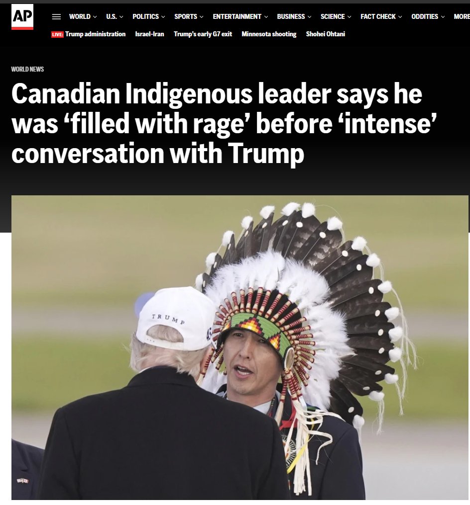 “When I woke up on Father’s Day, I didn’t anticipate I would be seeing world leaders, and one certain individual that has caused much pain and suffering in the world.”