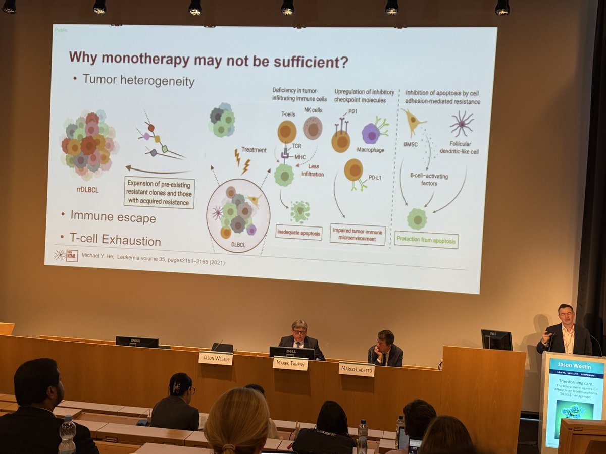 Madiha Iqbal MD (@madihaiqbal13) on Twitter photo Great overview of emerging novel strategies in LBCL by <a href="/DrJasonWestin/">Jason Westin, MD</a> <a href="/icmlugano/">International Conference on Malignant Lymphoma</a> #18ICML Great overview of emerging novel strategies in LBCL by <a href="/DrJasonWestin/">Jason Westin, MD</a> <a href="/icmlugano/">International Conference on Malignant Lymphoma</a> #18ICML