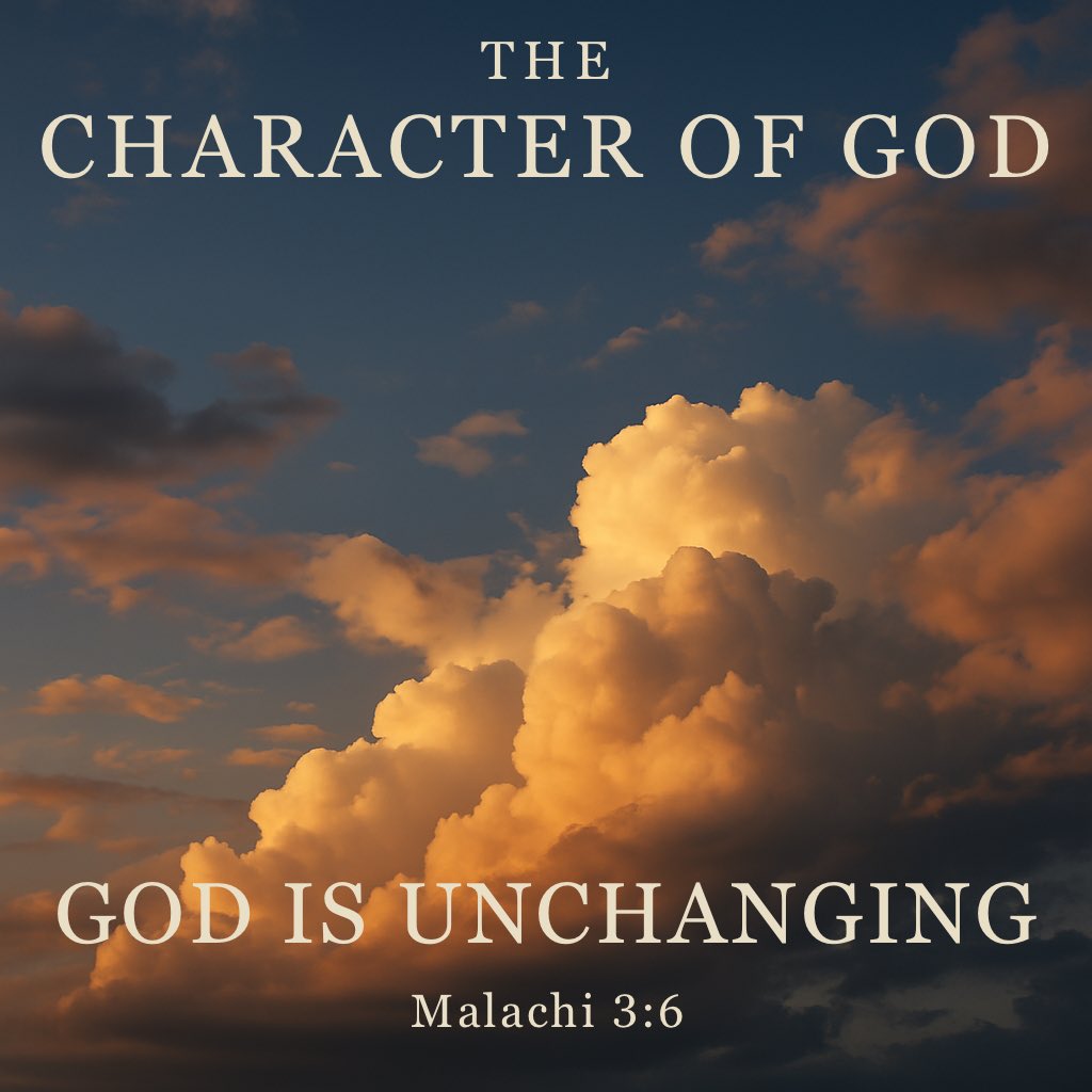 God doesn’t shift with culture or bend to the age. What He said, He still means. What He promised, He will still perform. He is the same yesterday, today, and forever. 

Malachi 3:6