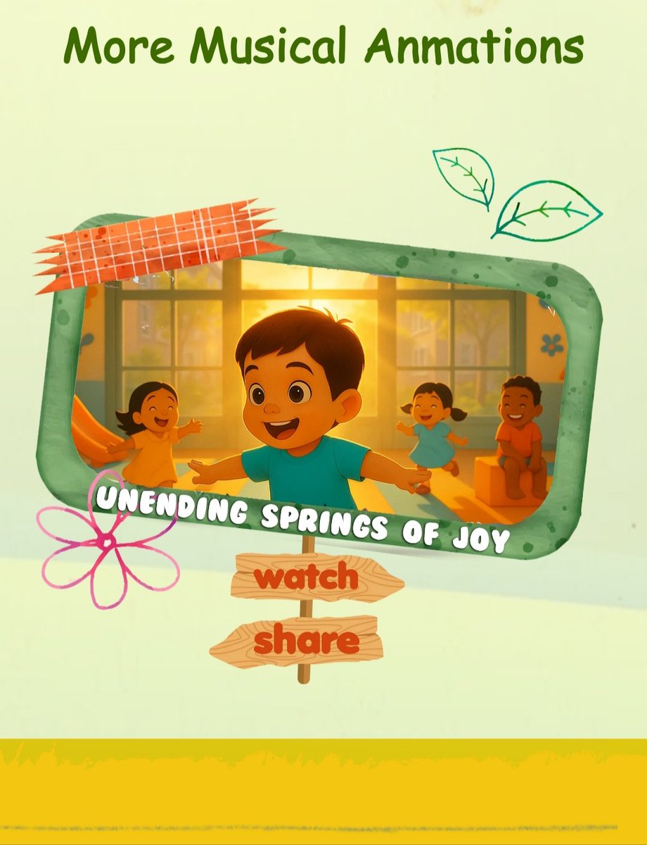 joycalltv's tweet photo. KIDDIES ANIMATION ALERT! ๐
"UNENDING SPRINGS ๐ผ OF JOY"
Silver ๐ฅ and gold ๐ฅ
cannot be compared
to the joy my Jesus ๐ค brings!
Watch the FULL video NOW!
๐ฒhttps://t.co/XCtMN4Cp1M
Get the Joycall TV app and join the fun:
๐ฑhttps://t.co/uU6WWlVGlP
#JoycallKiddiesClub https://t.co/HgeY6rskbT
