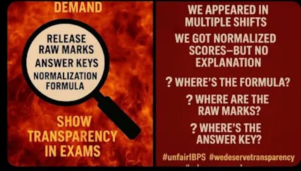 tarat_ratul's tweet photo. #unfairIBPS #unfairIBPSIBPS #releaseanswerkeyIBPS #releaserawscoreIBPS #wedeservetransperency https://t.co/e68dEIcjzh