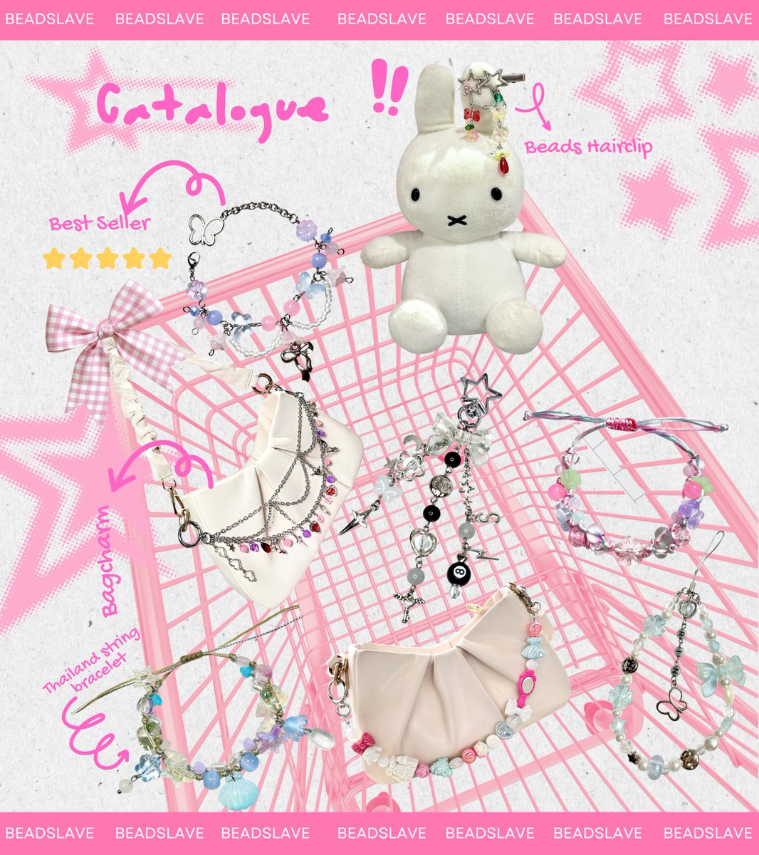 beoads's tweet image. ❗️SET YOUR ALARM 
(Any interaction would be appreciated!)

Coming Soon . .
BEADSLAVE OPEN ORDER💗✨

Kalo ada kesempatan untuk bawa pulang product beadslave, kalian mau jewelry apa?