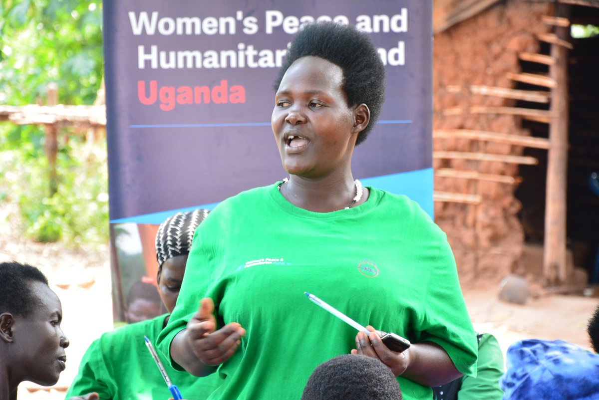 MIRAC2Albertine's tweet image. Empowered women sharing stories of change during @unwomenuganda @wphfund field visit to Bugambe and Kiziranfumbi women groups. Women learnt their rights on land and property