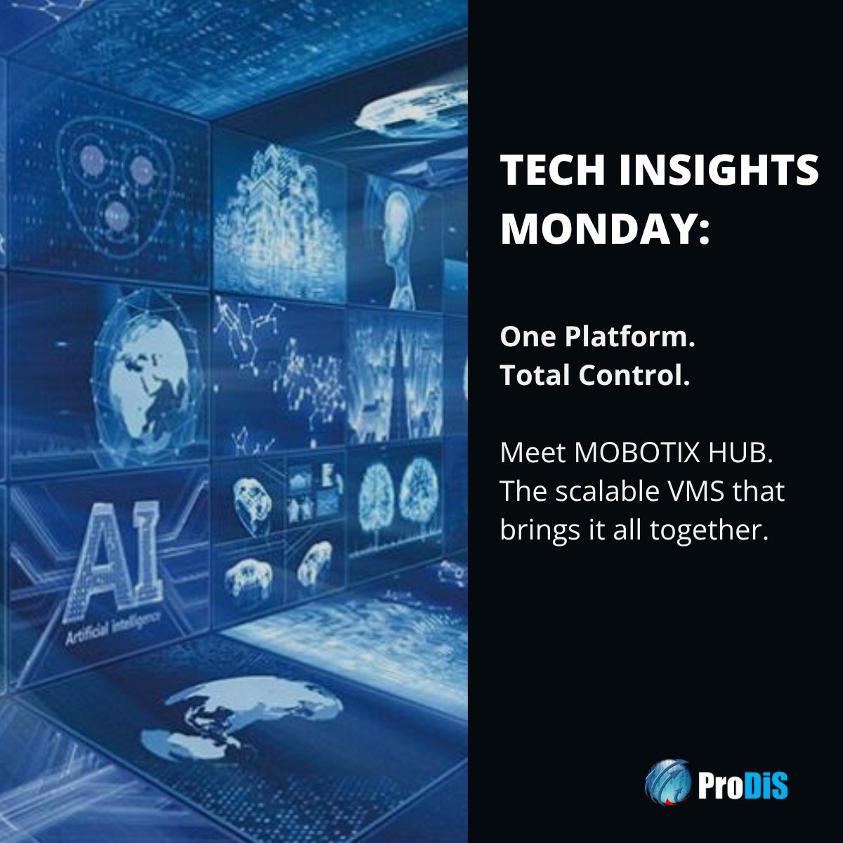 #MondayTechInsights | One Platform. Total Control.
Managing multiple sites with disconnected surveillance systems?
Meet MOBOTIX HUB - the scalable VMS that brings it all together.

Learn more: mailchi.mp/prodis.co.za/o…
