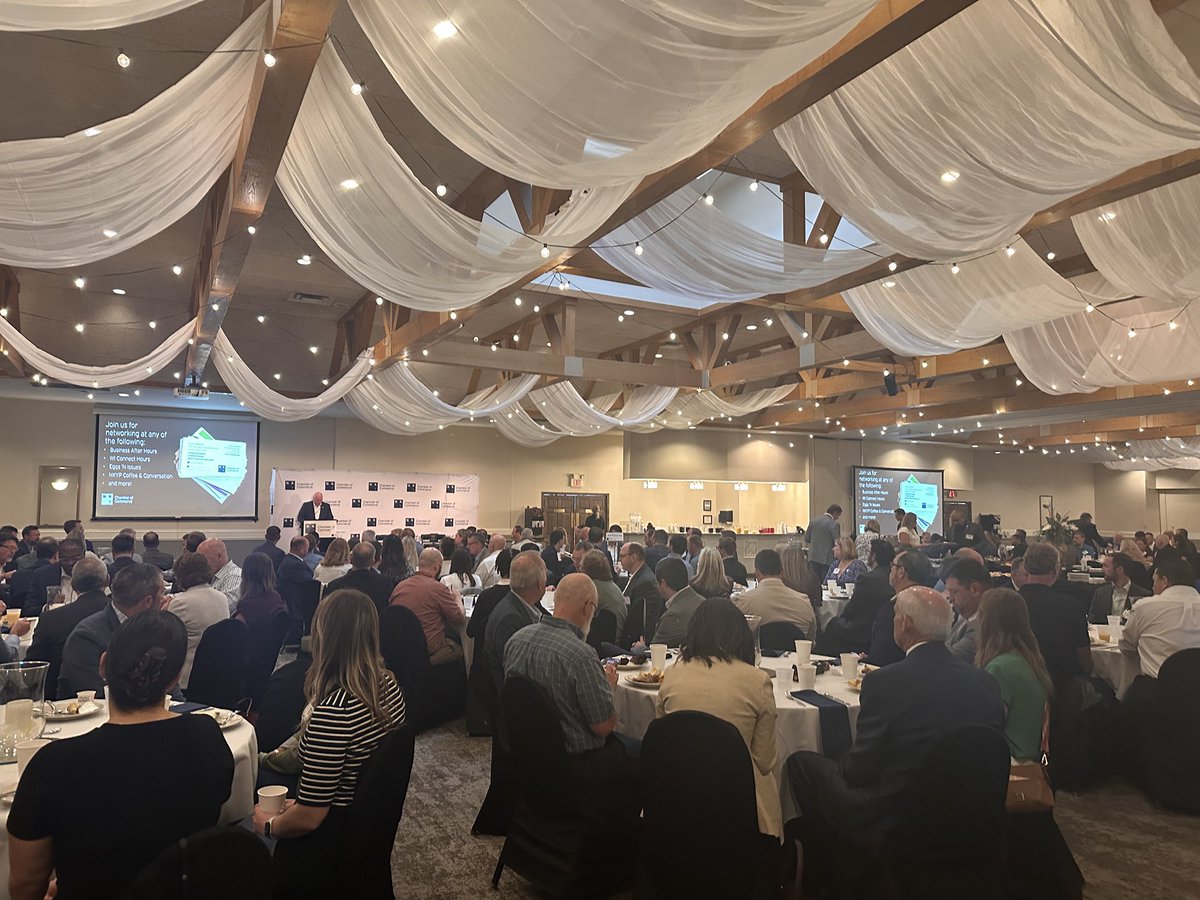 Good morning from Eggs 'N Issues: State of Manufacturing in NKY. #NKYChamberEggs