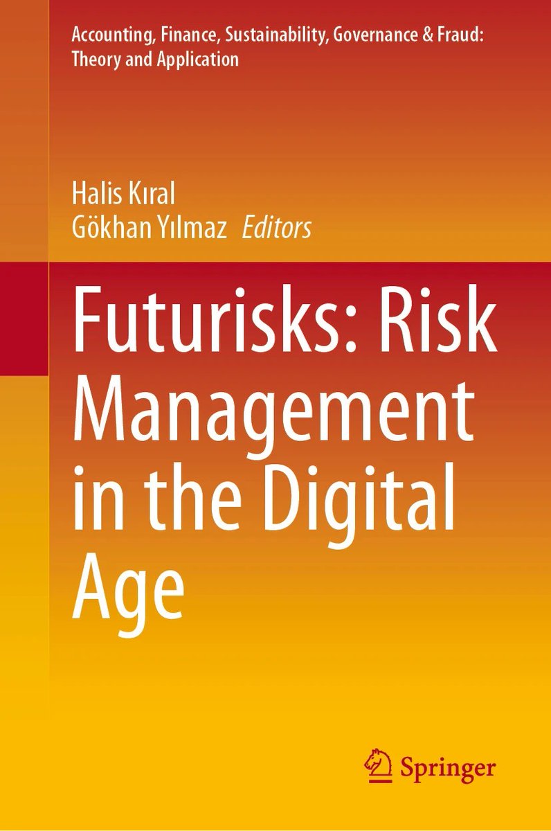Bölümümüz öğretim üyesi Doç. Dr. <a href="/haliskiral/">Halis Kıral</a>'ın ortak editörlüğünü üstlendiği "Futurisks: Risk Management in the Digital Age" başlıklı kitap Springer yayınevi tarafından yayınlandı. 
Kitaba erişim için:  link.springer.com/book/10.1007/9…