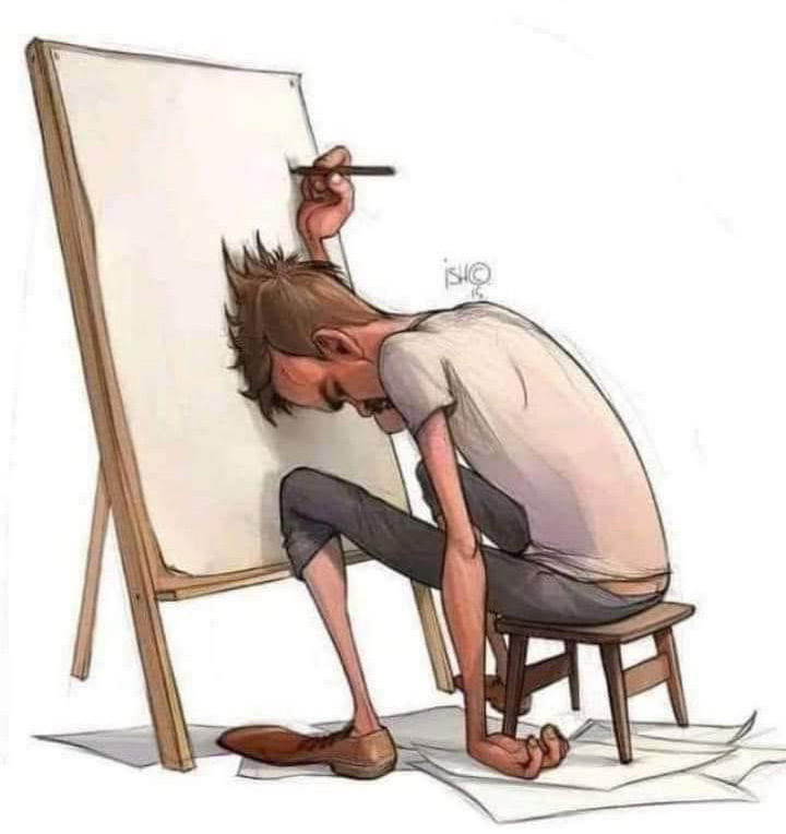 scribblejunkie's tweet image. who drew this viral drawing? it's initialed "ISH"