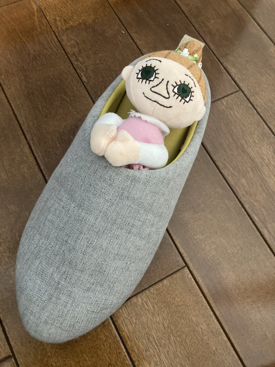 ムスメ、面白いこと考えるなぁ。確かにミムラねえさんにピッタリのベッドだね☺︎でも隣で一緒に寝るのはやめとこうね。