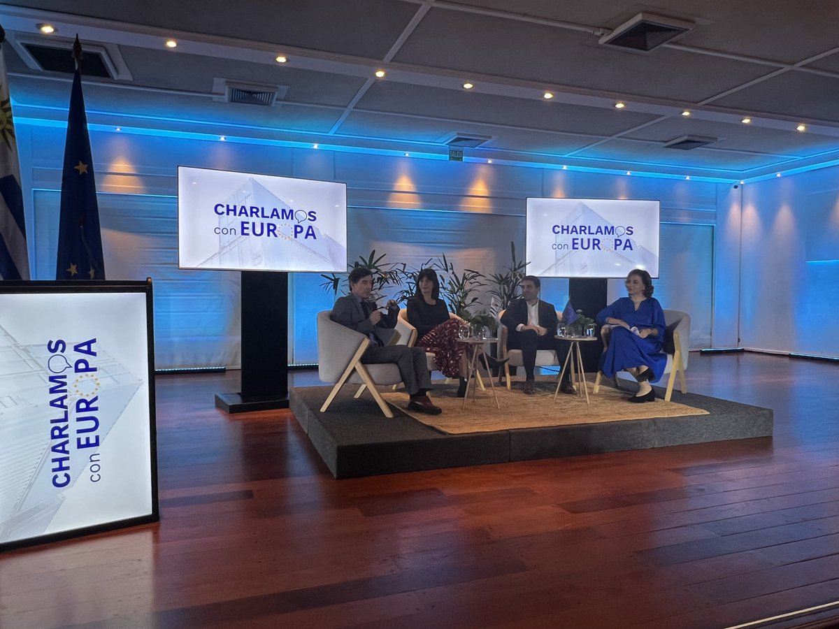 Unión Europea en Uruguay (@ueenuruguay) on Twitter photo <a href="/UEmbUy/">Paolo Berizzi</a> <a href="/eurocamara_uy/">Eurocámara Uruguay</a> <a href="/InspyrameUE/">Inspyrame UE</a> <a href="/CamaraUY/">Cámara de Comercio y Servicios UY 🇺🇾</a> <a href="/CancilleriaUy/">Cancillería Uruguay 🇺🇾</a> <a href="/UruguayXXI/">Uruguay XXI</a> <a href="/Trade_EU/">EU Trade 🇪🇺</a> <a href="/ini_ucu/">INI - UCU</a> Panel de expertos junto a <a href="/vanessamock/">Vanessa Mock 🇪🇺</a> de la <a href="/UEenUruguay/">Unión Europea en Uruguay</a> comparten sus visiones sobre el Acuerdo de Partenariado Unión Europea – Mercosur. Destacan que impulsará el comercio, la inversión y el desarrollo sostenible. <a href="/UruguayXXI/">Uruguay XXI</a>; <a href="/i_bartesaghi/">Ignacio Bartesaghi</a>, <a href="/ini_ucu/">INI - UCU</a>; <a href="/willietucci/">Willie Tucci🇺🇦</a>. <a href="/UEmbUy/">Paolo Berizzi</a> <a href="/eurocamara_uy/">Eurocámara Uruguay</a> <a href="/InspyrameUE/">Inspyrame UE</a> <a href="/CamaraUY/">Cámara de Comercio y Servicios UY 🇺🇾</a> <a href="/CancilleriaUy/">Cancillería Uruguay 🇺🇾</a> <a href="/UruguayXXI/">Uruguay XXI</a> <a href="/Trade_EU/">EU Trade 🇪🇺</a> <a href="/ini_ucu/">INI - UCU</a> Panel de expertos junto a <a href="/vanessamock/">Vanessa Mock 🇪🇺</a> de la <a href="/UEenUruguay/">Unión Europea en Uruguay</a> comparten sus visiones sobre el Acuerdo de Partenariado Unión Europea – Mercosur. Destacan que impulsará el comercio, la inversión y el desarrollo sostenible. <a href="/UruguayXXI/">Uruguay XXI</a>; <a href="/i_bartesaghi/">Ignacio Bartesaghi</a>, <a href="/ini_ucu/">INI - UCU</a>; <a href="/willietucci/">Willie Tucci🇺🇦</a>.