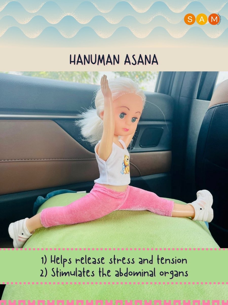 SAMWorkshops's tweet image. Big love to 7-year-old Anupriya for letting our yoga-enthusiast SAMite borrow her doll for this mindful modeling session 💖
Even dolls can remind us that consistency beats complexity. Just roll out the mat and begin.
#LittleYogini #samworkshops #Youthempowerment #YogaMindset (2/2