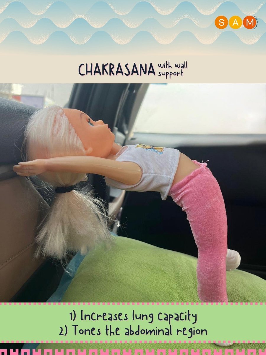 SAMWorkshops's tweet image. Big love to 7-year-old Anupriya for letting our yoga-enthusiast SAMite borrow her doll for this mindful modeling session 💖
Even dolls can remind us that consistency beats complexity. Just roll out the mat and begin.
#LittleYogini #samworkshops #Youthempowerment #YogaMindset (2/2