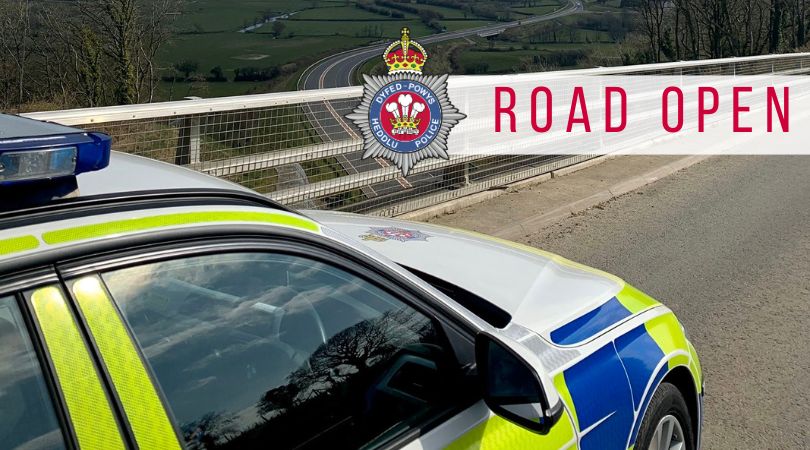ℹ  A483 Derwydd to Llandeilo ℹ
 
The road has now reopened.

Thank you for your patience.