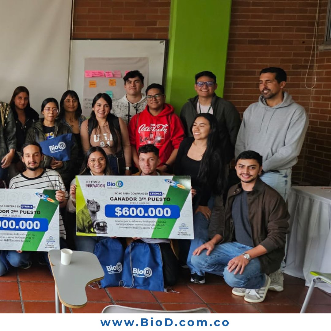 Bio D S.A (@biod_sa) on Twitter photo 🚀 ¡Desarrollamos una exitosa sesión de ideación para la unidad de bioinsumos!
En alianza con la <a href="/UNIAGRARIA/">Uniagraria</a> a y la participación activa de estudiantes de pregrado, fortalecimos el ecosistema de innovación abierta trabajando en equipo con nuevas metodologías que promueven la 🚀 ¡Desarrollamos una exitosa sesión de ideación para la unidad de bioinsumos!
En alianza con la <a href="/UNIAGRARIA/">Uniagraria</a> a y la participación activa de estudiantes de pregrado, fortalecimos el ecosistema de innovación abierta trabajando en equipo con nuevas metodologías que promueven la