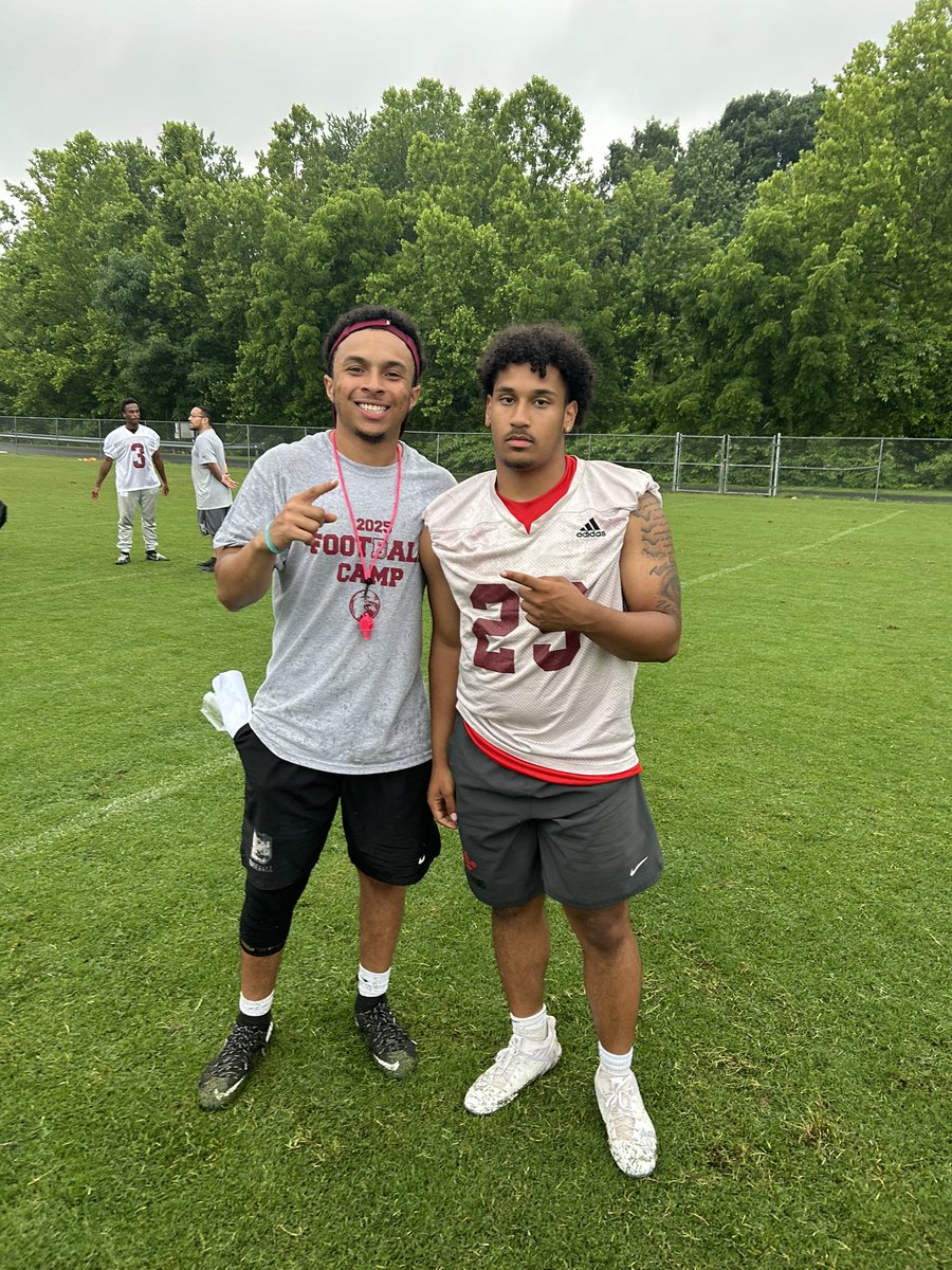 Had a great time at Bridgewater yesterday! Thank you to <a href="/Coach_Rich50/">Deion Richardson</a> and <a href="/CoachKBarr/">Coach Barr</a> for the invite !!
