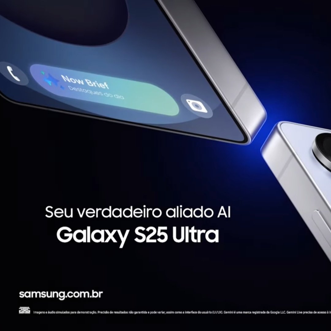 Depois de toda a polêmica do "fake AI" da Apple, a Samsung lança campanha com o slogan "seu VERDADEIRO aliado AI" mostrando que quem perdoa é deus.