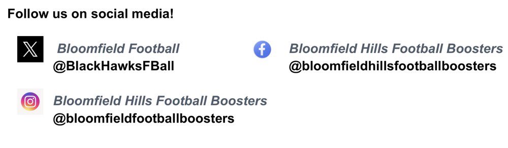 Also check out the new boosters Instagram and facebook