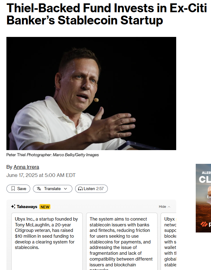 Congrats to Tony and the team at <a href="/ubyx_/">Ubyx</a>!