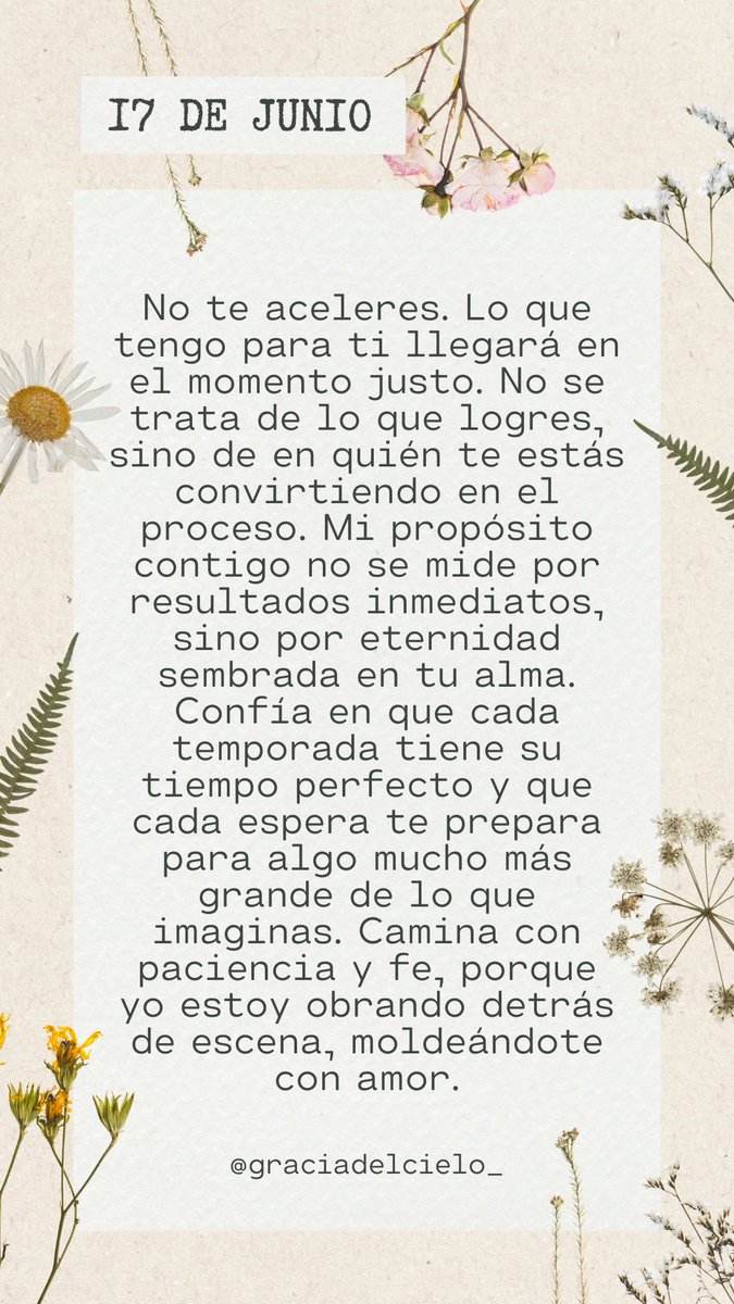 GraciadelCielo_'s tweet photo. En el tiempo de Dios✨🫶🏾🌸 https://t.co/kgDHAA2Kbt