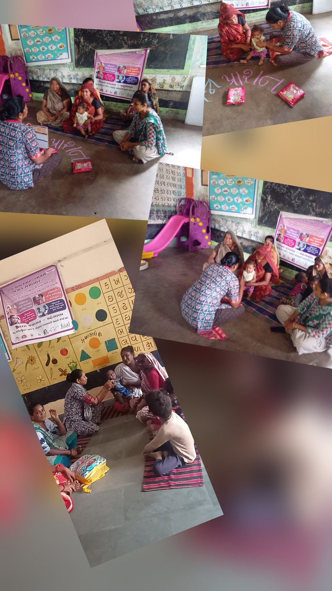 Khrod1Sector's tweet photo. આજરોજ ઘટક વિજાપુર ના ખરોડ સેજામાં ત્રીજા મંગળવાર અંતર્ગત અન્નપ્રાશન દિવસ તેમજ બાળ દિનની ઉજવણી કરવામાં આવી.. https://t.co/YdMzINUG08