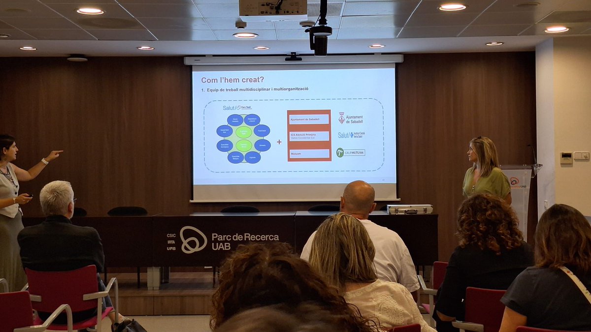 SbdEsportEduca's tweet photo. Avui hem pogut participar del #HubB30 a la @UAB per a presentar els diferents projectes que es duen o es duran a terme a Sabadell des de @Aj_Sabadell amb @parctauli https://t.co/y7fNKTPUhM