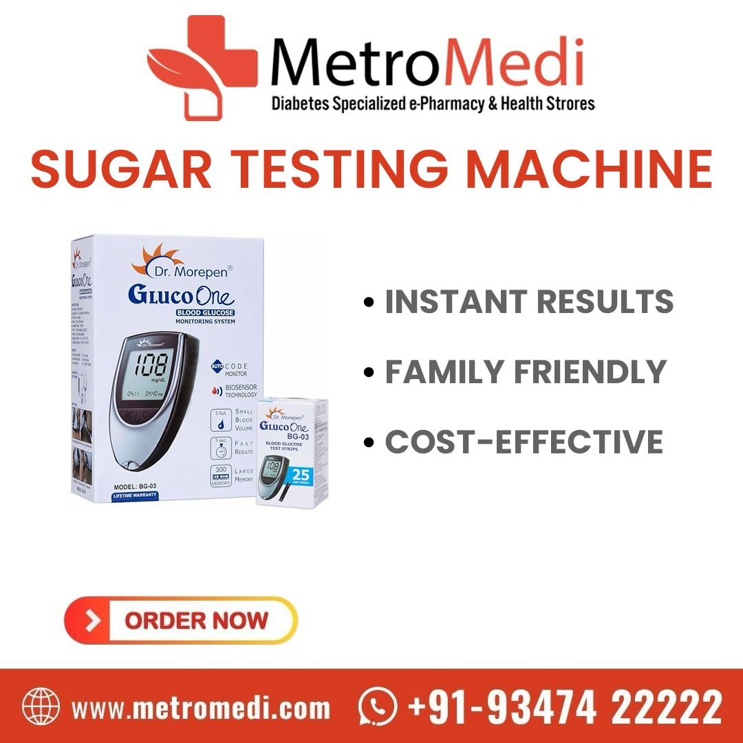 MetroMedi1's tweet image. Take control of your health with our reliable sugar testing machine! 📷

𝐁𝐨𝐨𝐤 𝐎𝐧𝐥𝐢𝐧𝐞 𝐆𝐞𝐭 𝐅𝐚𝐬𝐭 𝐃𝐞𝐥𝐢𝐯𝐞𝐫𝐲
𝐰𝐞𝐛𝐬𝐢𝐭𝐞 📷: metromedi.com
𝐂𝐨𝐧𝐭𝐚𝐜𝐭 📷: 𝟗𝟑𝟒𝟕𝟒 𝟐𝟐𝟐𝟐𝟐

#SugarTesting #DiabetesCare #HealthMatters #BloodSugarCheck