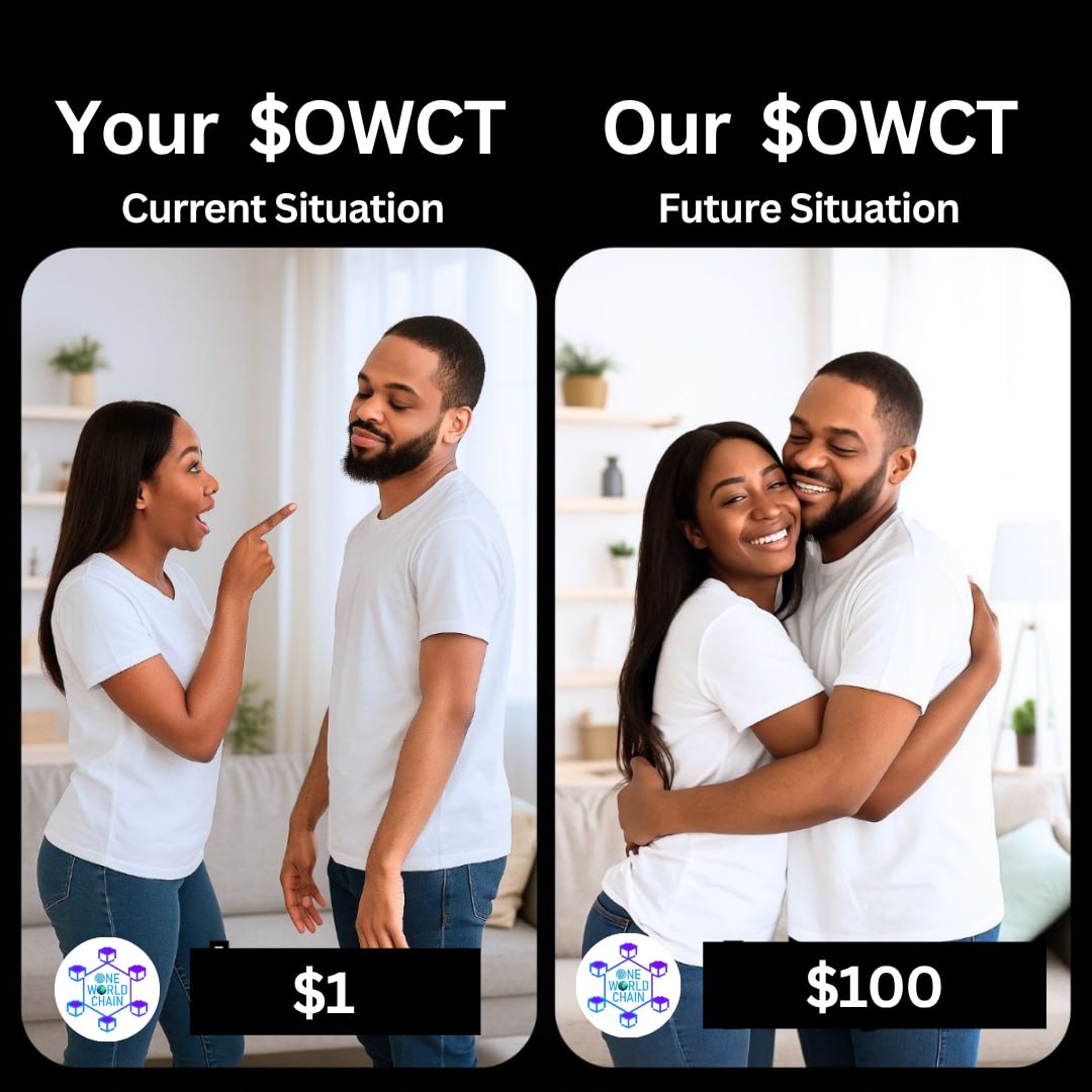 OneWorldChain's tweet photo. You know it's going to happen. So don't miss this opportunity today. Just buy $1 and strong HODL. πͺ
#OneWorldChain $OWCT #Blockchain #OWCT #Future #ThePeoplesBlockchain #everyone #HODL https://t.co/0NgoOlzhwH