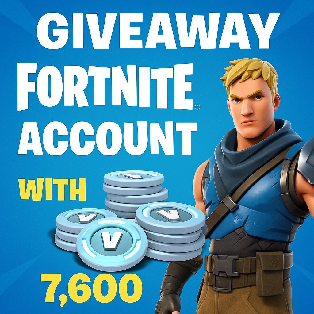 🚨Next Giveaway Starts Today
Fortnite acc with vbucks on 🚨
what you have to do follow me <a href="/Hoxilove/">Hoxi</a> like and retweet it.
The giveaway runs 4-5 days until sat/sun. 
Good luck to everyone👍🍻🙏
Thanks for every Support the Last Years 

To Support me use HOXI in FN item shop 🙏