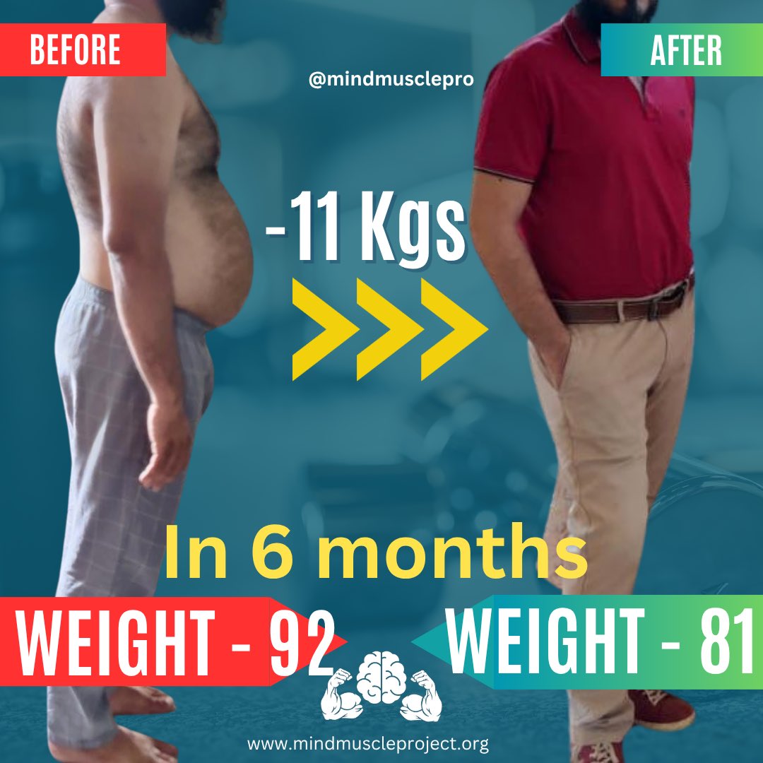🔥 Client Transformation Spotlight 🔥

Meet Mr. MGV, 47, Engineer/Businessman from Surat 👇

✅ Weight: 92 ➡️ 81 kg
✅ Waist: 42 ➡️ 36 inches
✅ Off BP medication 💊
✅ Blood Markers: Significantly Improved 
✅ Fatty Liver: Reduced
✅ Sleep &amp; Energy: Way Better 🚀
✅ Now a Health