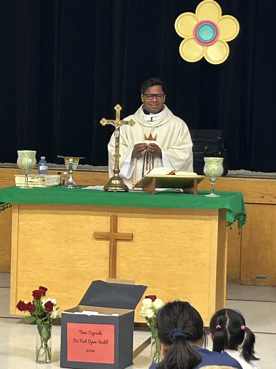 Thank you to Fr. Felix for coming and celebrating our Year End Friendship Mass with us today!