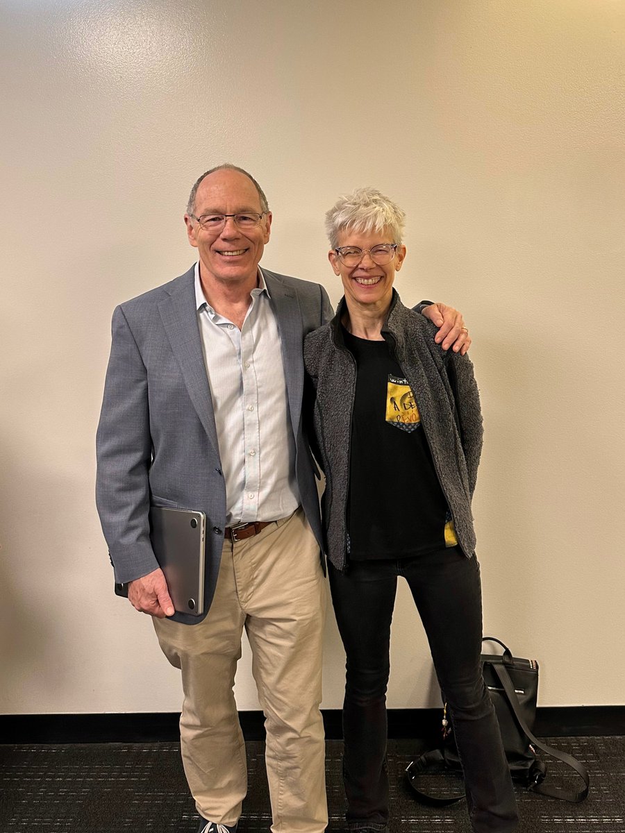 Center for Behavioral Intervention Technologies (@cbitshealth) on Twitter photo We'd like to thank Dr. Susan Murphy for sharing her work on online reinforcement learning in digital health at <a href="/NUPrevMed/">NU Preventive Medicine</a> Grand Rounds last week!
She’s teaching interventions to learn from users’ behavior—which is VERY cool.
📸 Dr. Murphy with our Center Director, Dr. David Mohr We'd like to thank Dr. Susan Murphy for sharing her work on online reinforcement learning in digital health at <a href="/NUPrevMed/">NU Preventive Medicine</a> Grand Rounds last week!
She’s teaching interventions to learn from users’ behavior—which is VERY cool.
📸 Dr. Murphy with our Center Director, Dr. David Mohr