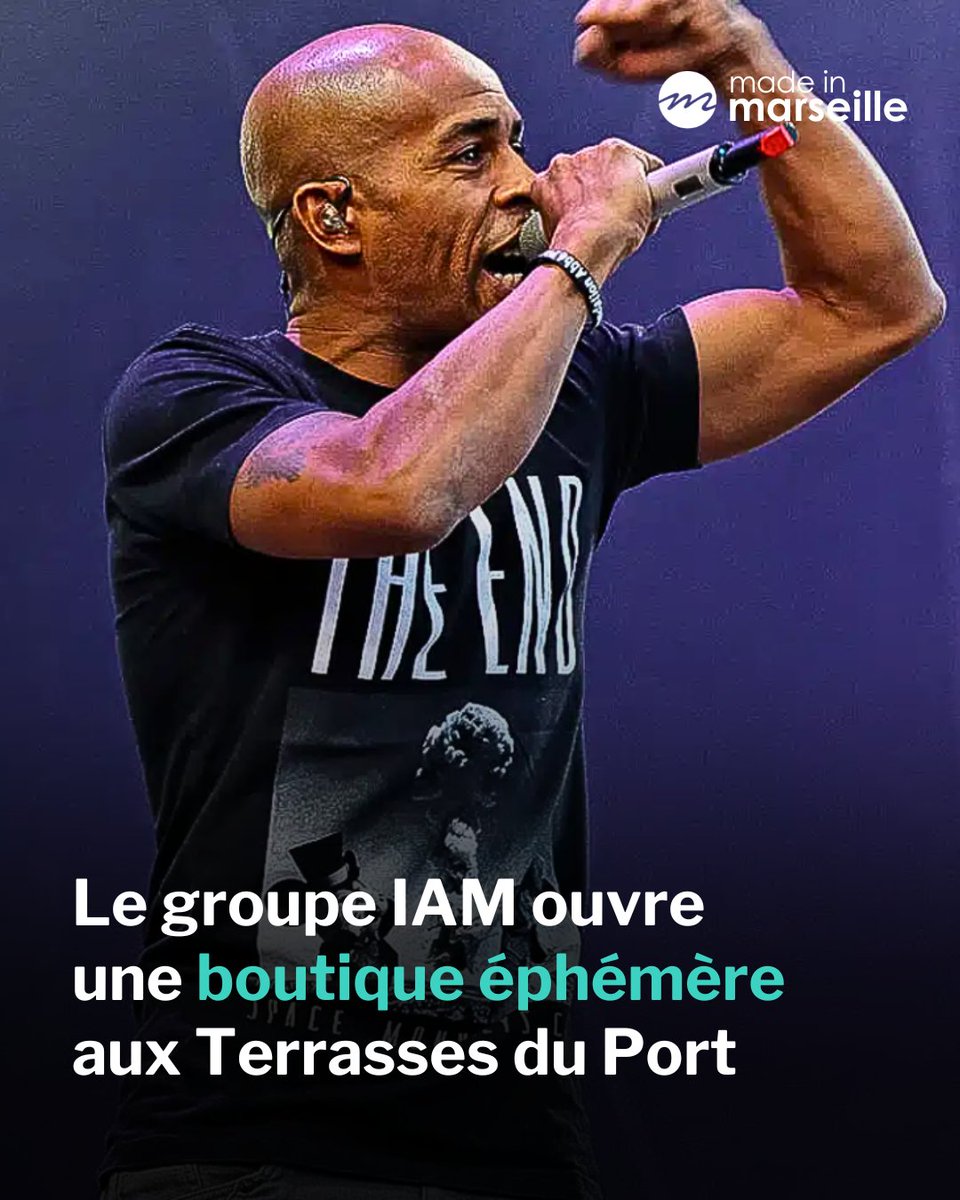 🔥 Avant son concert au Vélodrome le 28 juin, le groupe <a href="/IAM/">IAM</a> va ouvrir une boutique éphémère aux Terrasses du Port.

➡️ tinyurl.com/2tjjk354