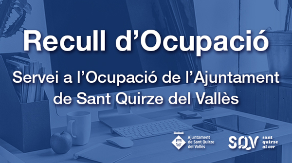 Aj. Sant Quirze del Vallès (@ajsantquirze) on Twitter photo 📣 Recull d'ofertes setmanal de #feina a #SQV i de recursos formatius i informatius que elabora el Servei a l'#Ocupació de l'Ajuntament.
👉 bit.ly/405FCCo
#recercadefeina 📣 Recull d'ofertes setmanal de #feina a #SQV i de recursos formatius i informatius que elabora el Servei a l'#Ocupació de l'Ajuntament.
👉 bit.ly/405FCCo
#recercadefeina