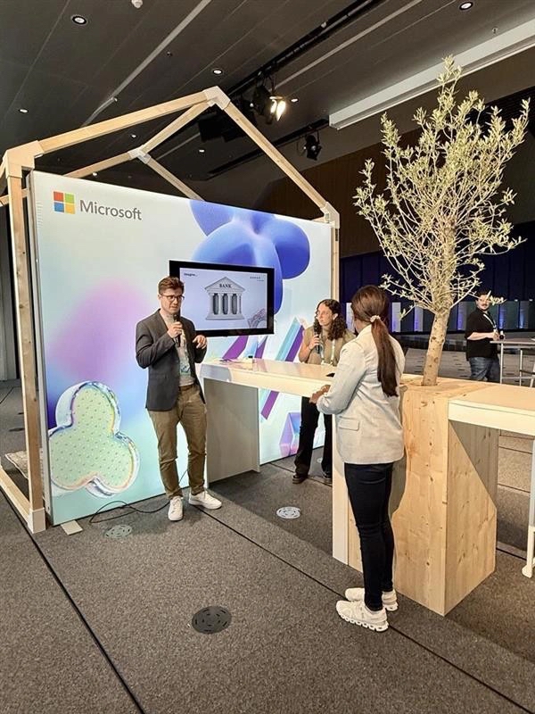 Hana Farid, Simon Sommerhalder &amp; Anne Murakaru represented #Exeon at the <a href="/Microsoft/">Microsoft</a> #AI Tour in Lausanne, sharing insights from our collaboration with #Microsoft #AITechAccelerator. 
Thanks to the Microsoft Switzerland  team for fostering innovation in #SwissTech #CyberSecurity
