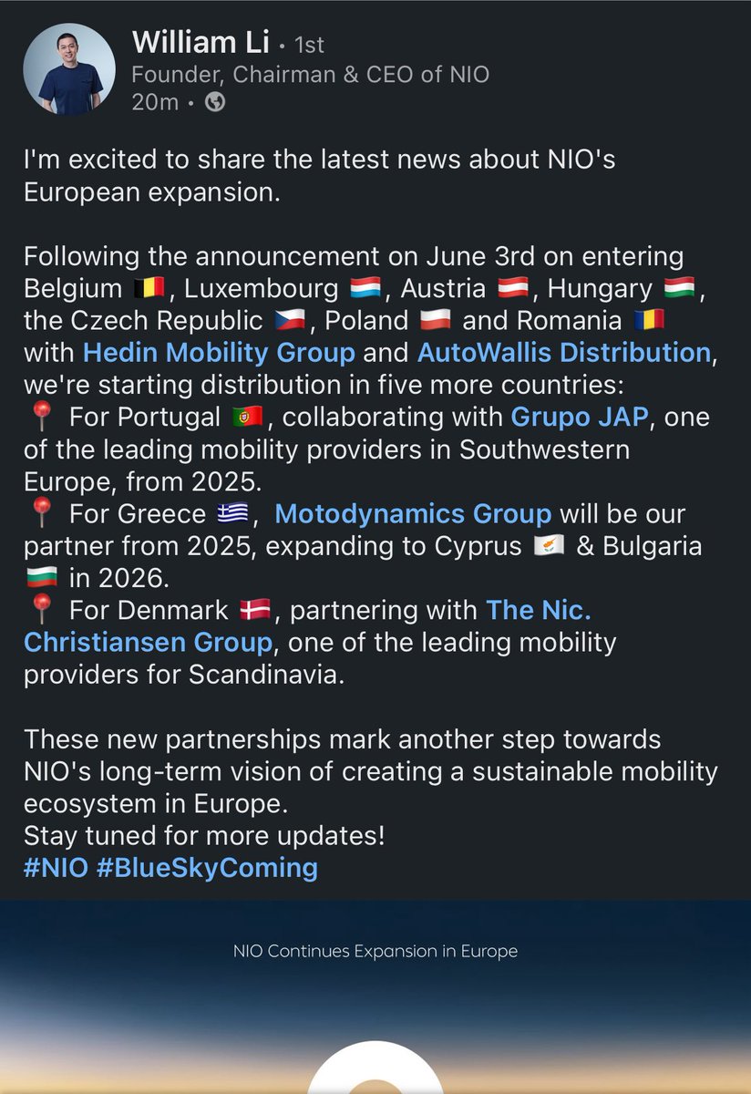 NIO Nordics tweet media
