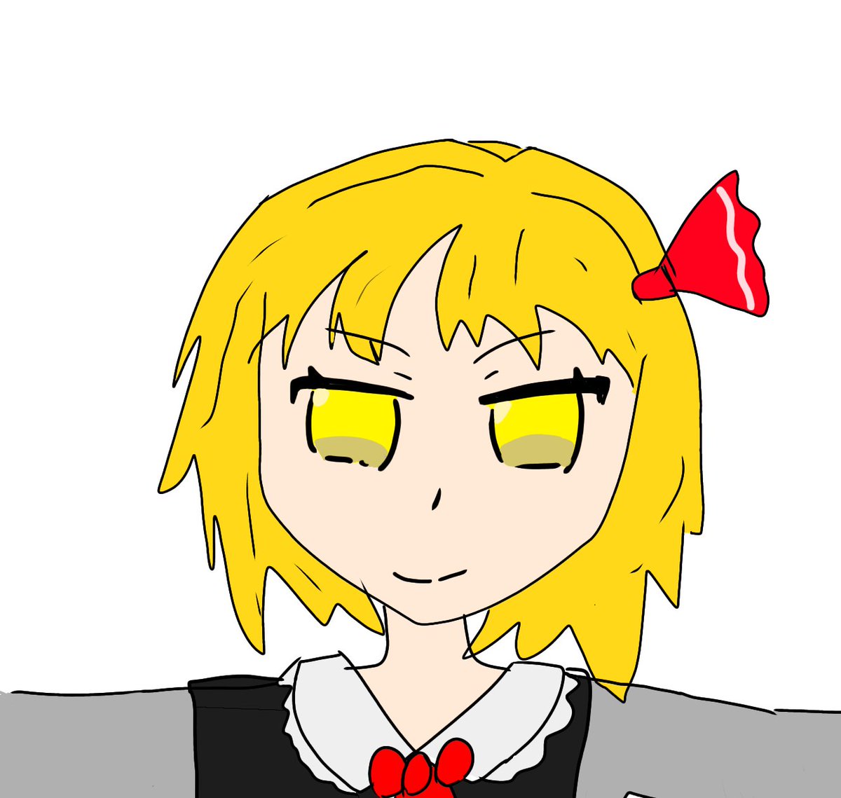 油絵 みーちゃん様専用確認 頭に花をのせた豚