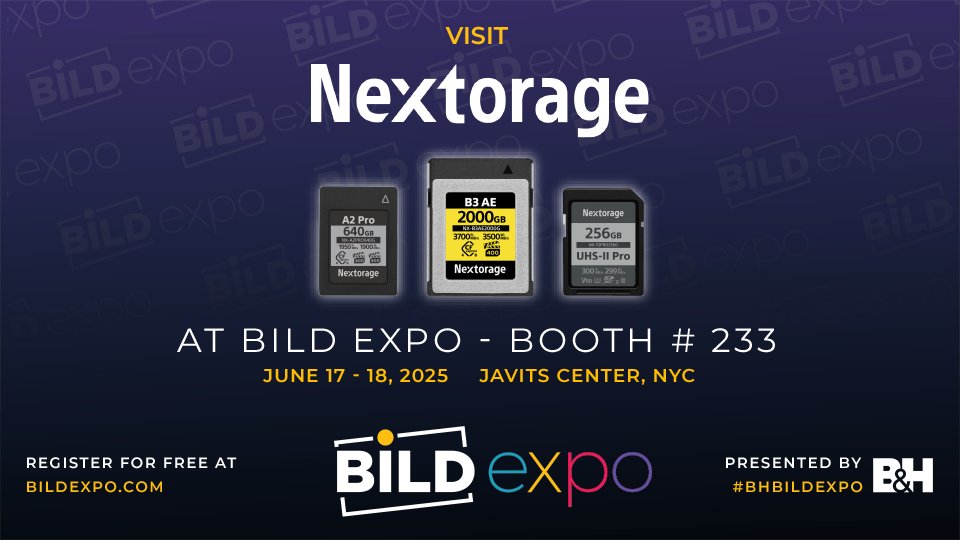 ⚡TODAY⚡
Join us at BiLD Expo NYC – June 17–18!
📍 Booth #233
🔗 bildexpo.com

Check out our high-speed memory cards:
NX-B3AE (CFexpress Type B) &amp; NX-A2PRO (CFexpress Type A) — built for demanding creators.

🎁 Special offers available on B&amp;H: x.gd/70BVC