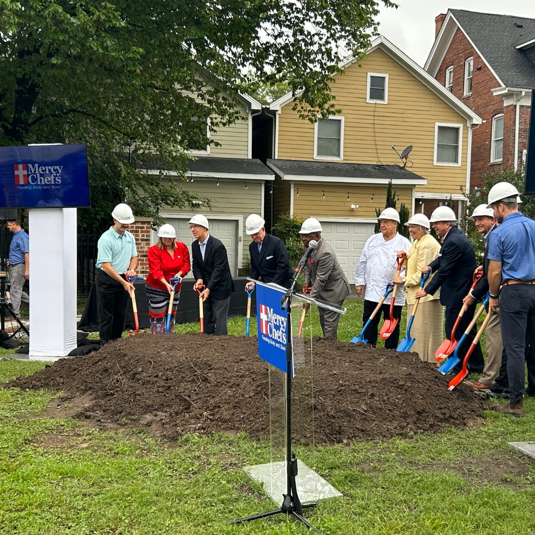 Mercy Chefs broke ground on a new community hub called The Portsmouth Commons. This $3.5 million revitalization project will expand Mercy Chefs' capacity to serve those facing food insecurity across Hampton Roads.

Read more about the project here ➡️ brnw.ch/21wTsOr