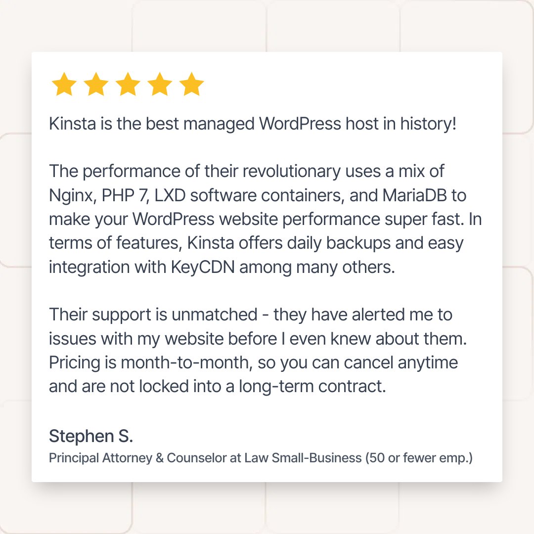 We read every review. Every tweet. Every email.

Thanks for trusting us with your sites. We don’t take it lightly 💙