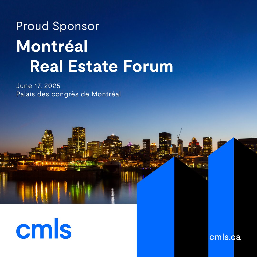 CMLS is proud to sponsor the Montreal Real Estate Forum. The conference takes place June 17-18th at the Palais des congrès de Montréal. Be sure to check it out!

#CMLS #realestate #CRE #WCAIC