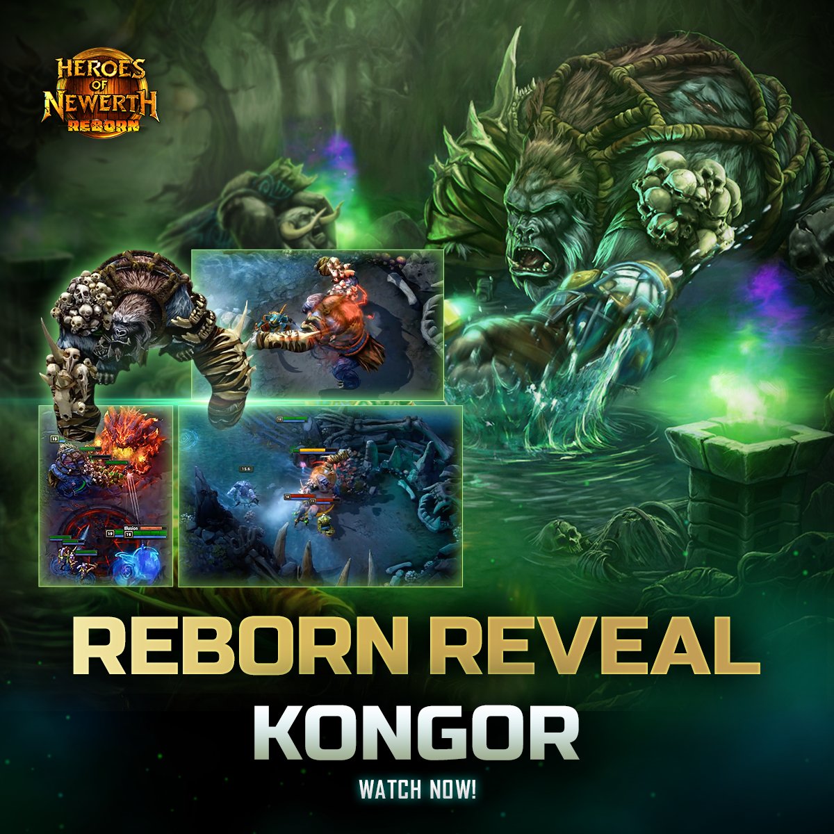 Reborn Reveal - Kongor

Watch now at youtu.be/XgL38J0MFO4